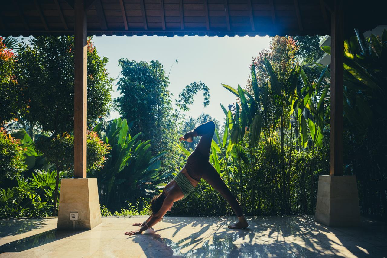 Yoga session